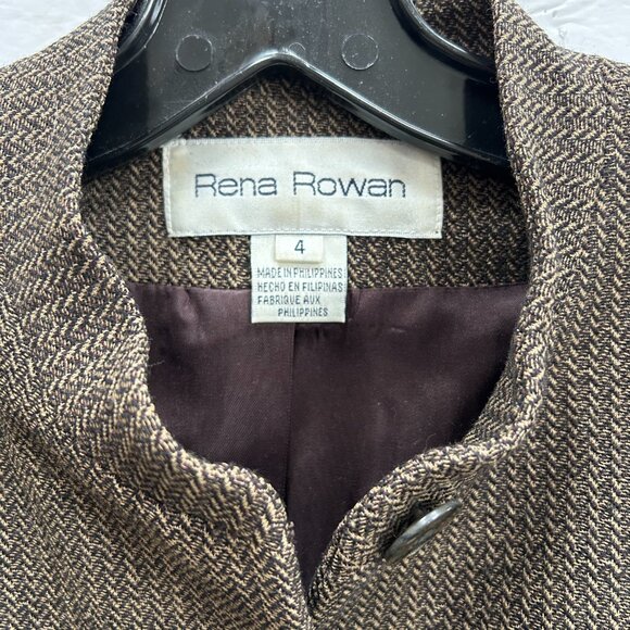 Rena Rowan Suit two pieces Blazer Jacket and Pants - Picture 3 of 12